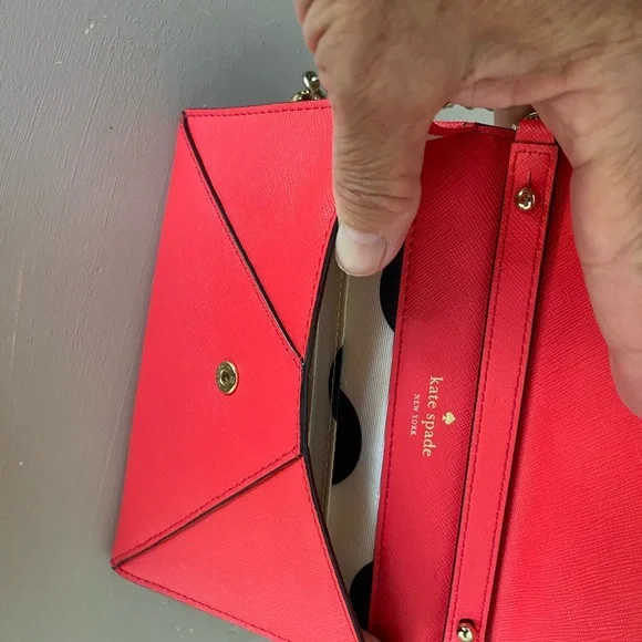 Kate Spade Vibrant Red Crossbody Bag - Picture 3 of 7